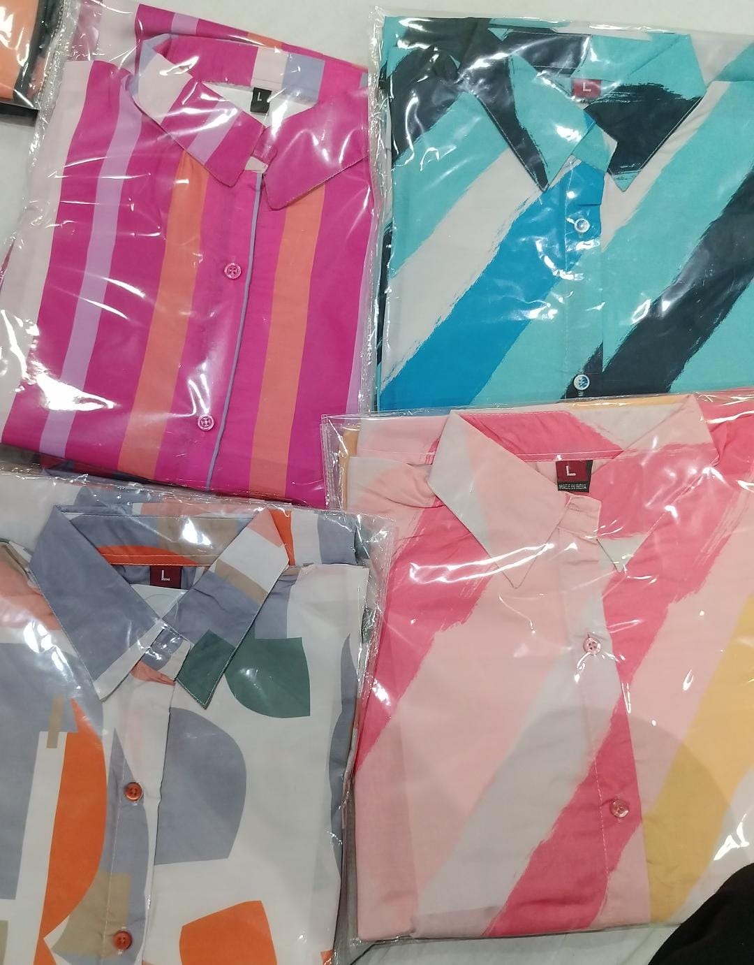 Designer Printed Office Wear Ladies Shirt Catalog